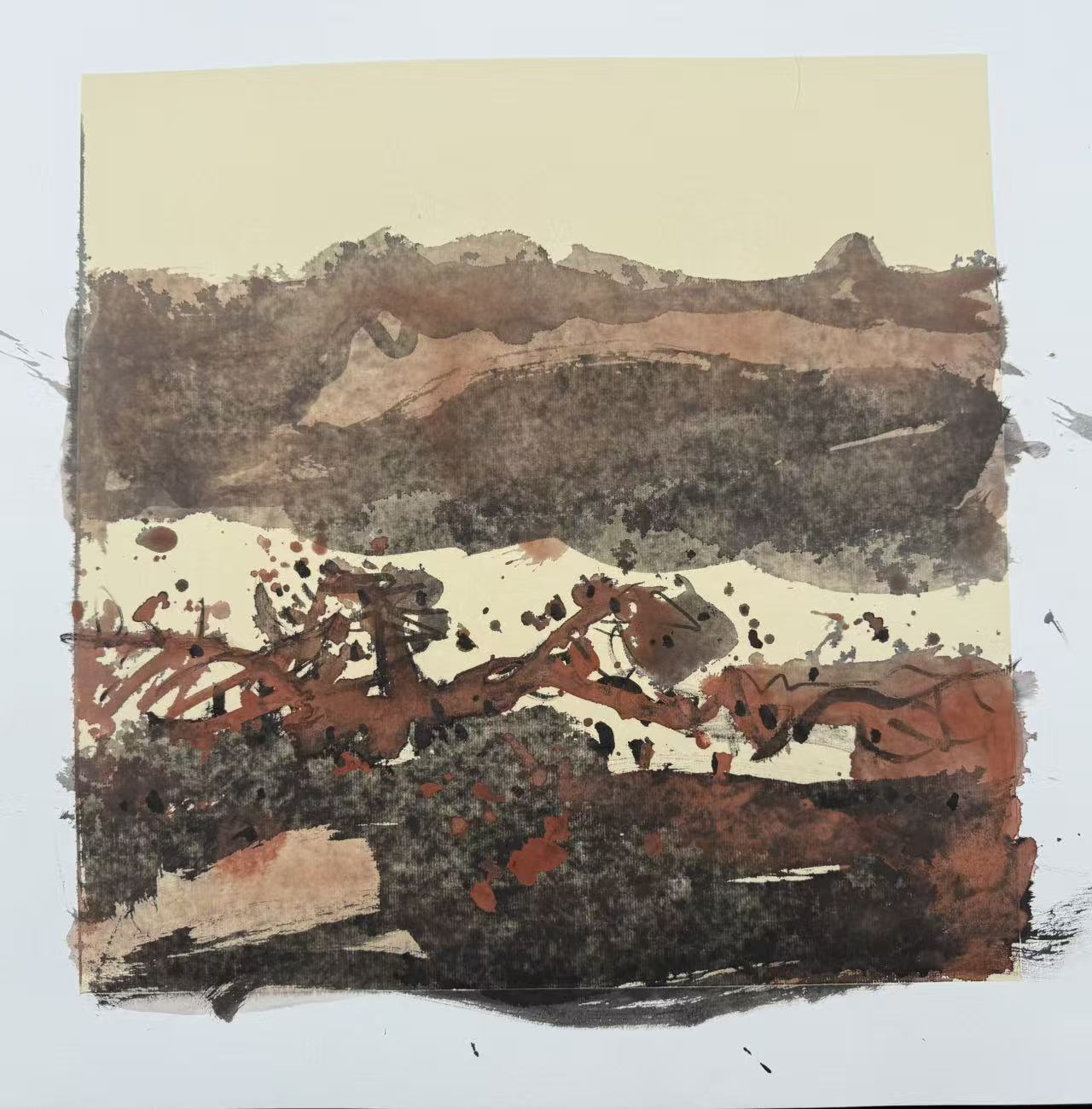 Ochre Hillside