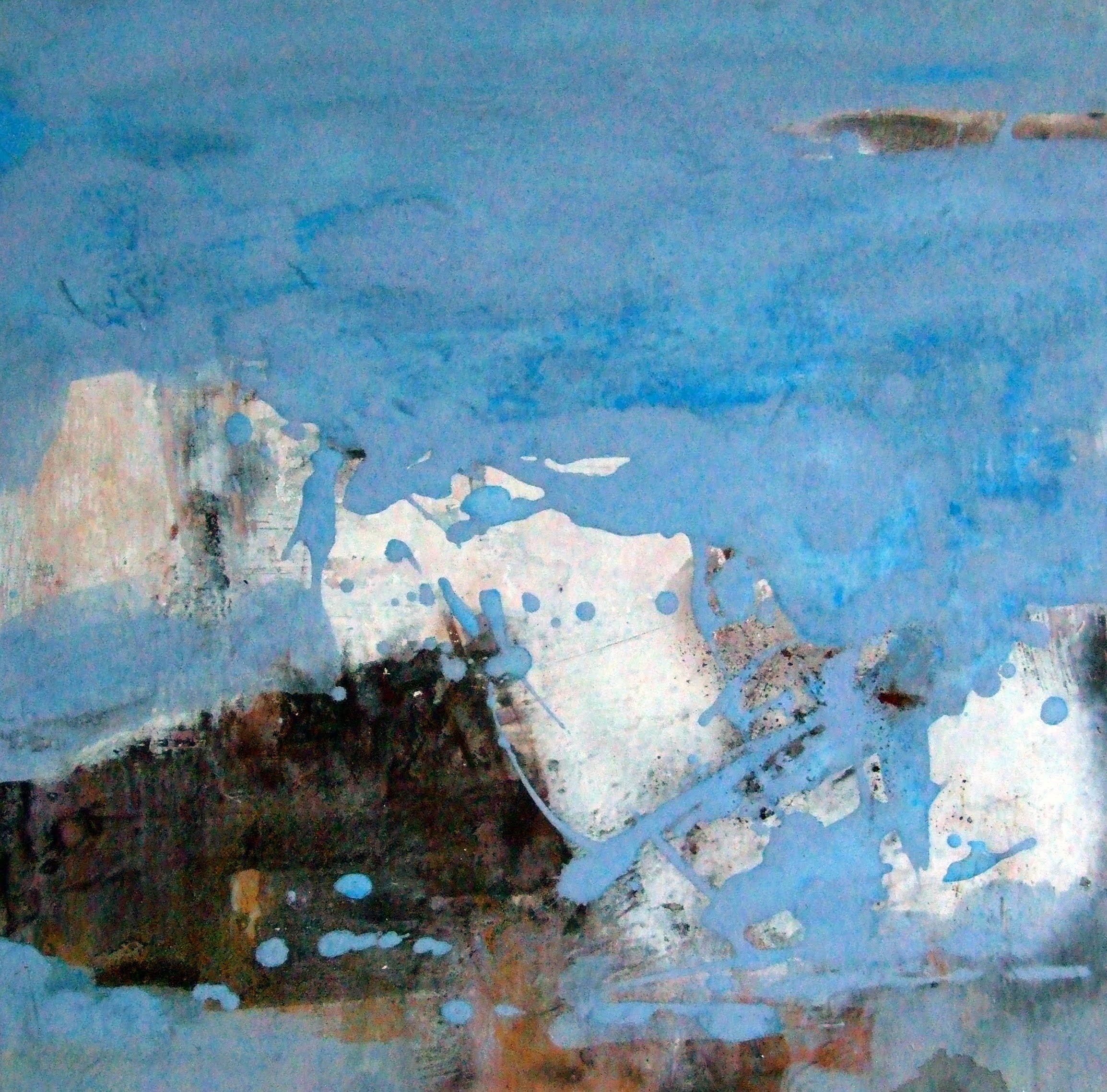 Cliffs Beneath a Blue Sky