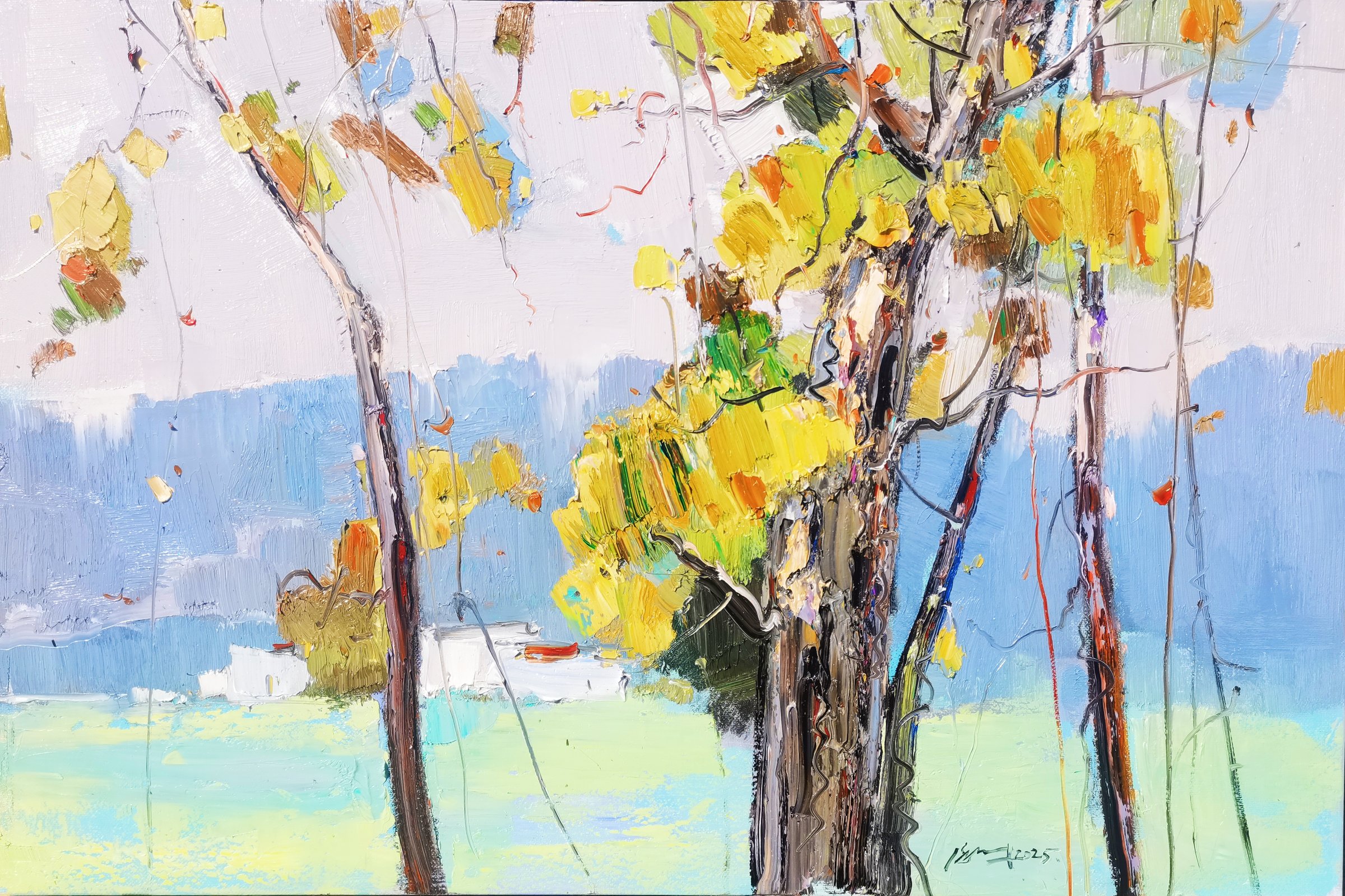 Golden Leaves, Twin Trees