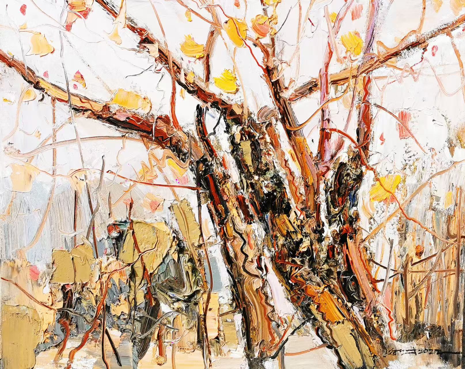 Ancient Tree in Autumn