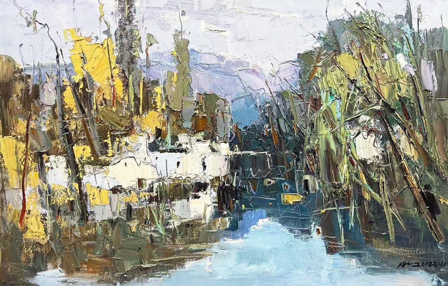 Creek Through the Village