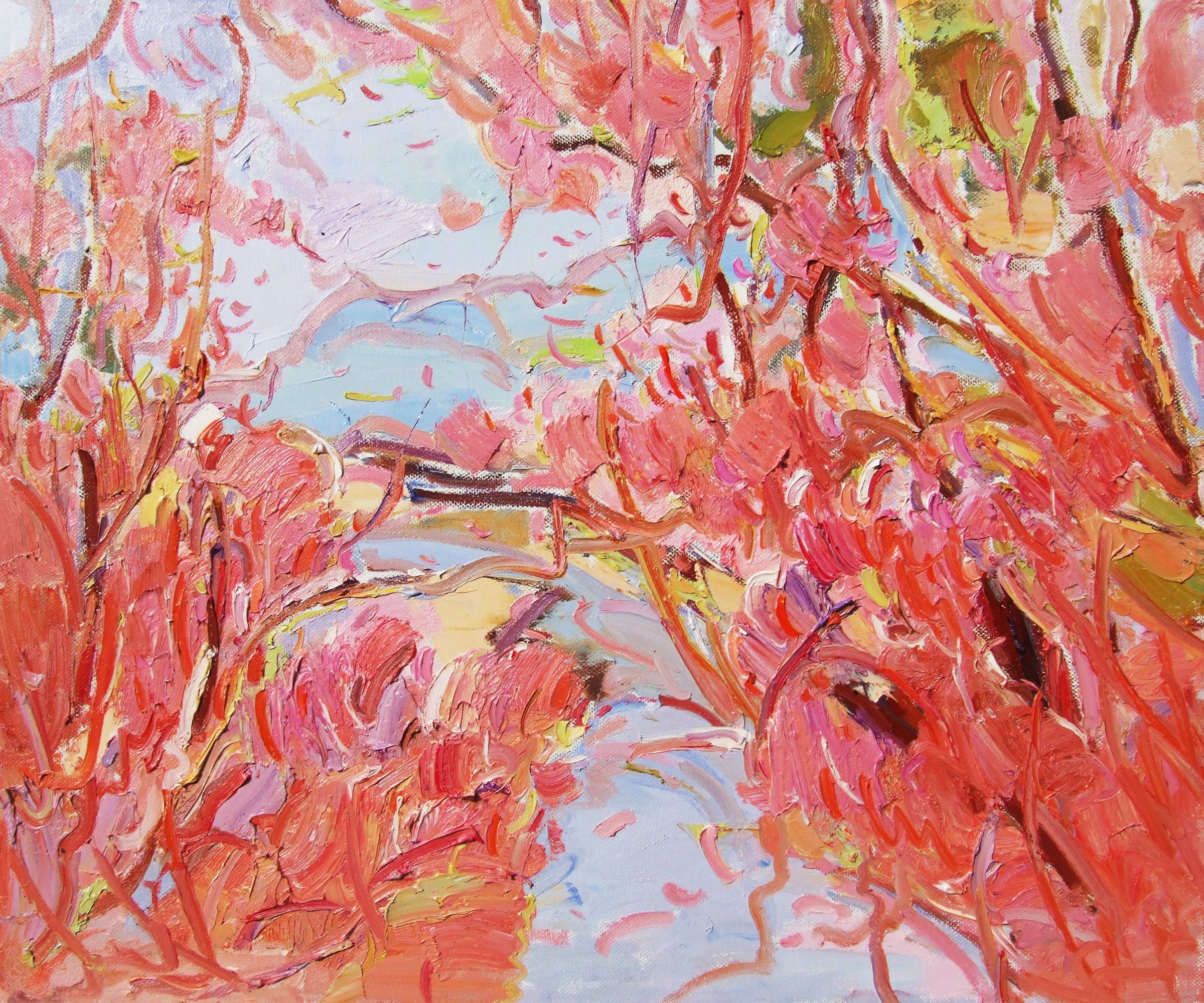 Red Leaves Dancing