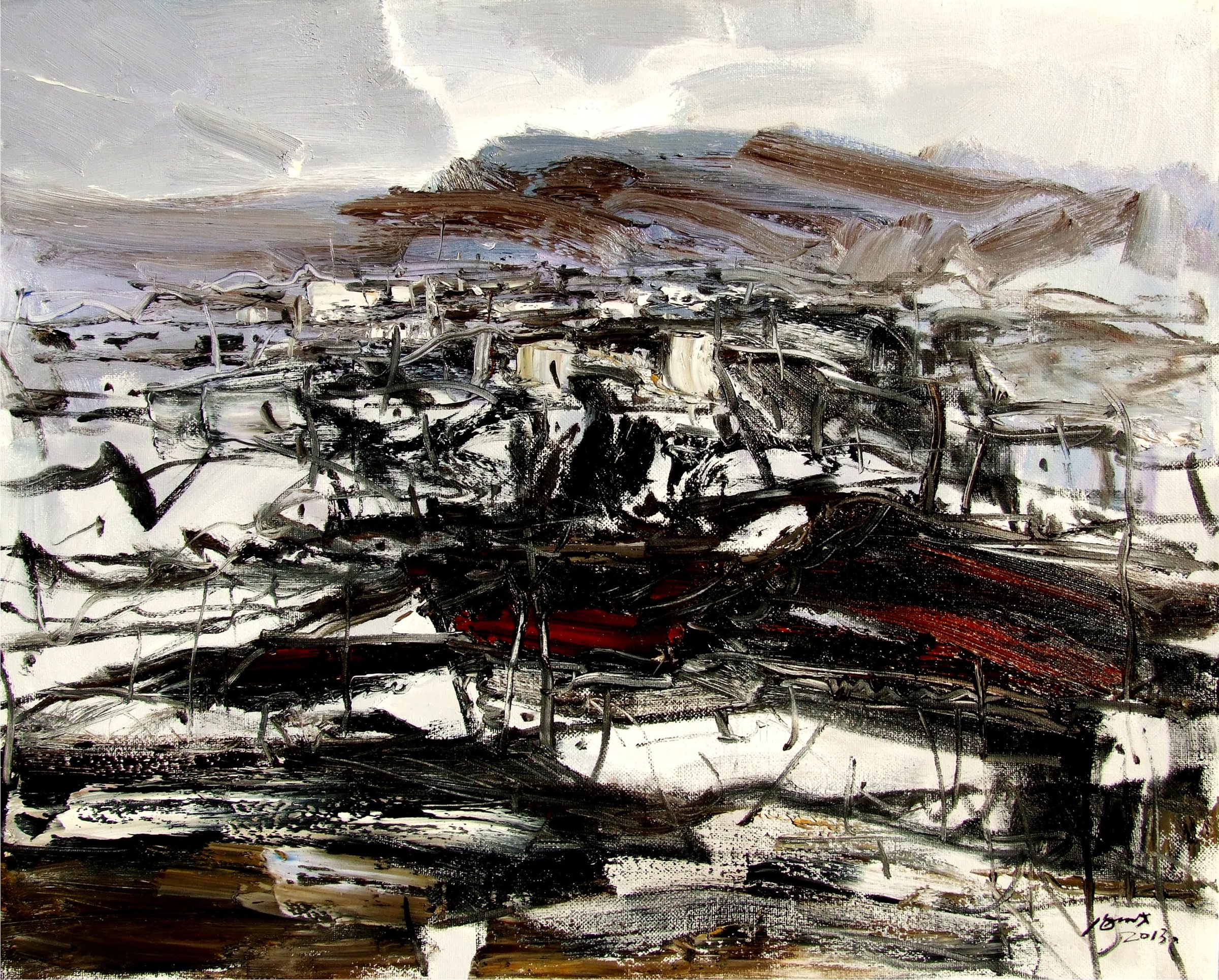 Dark Mountain, Distant Houses