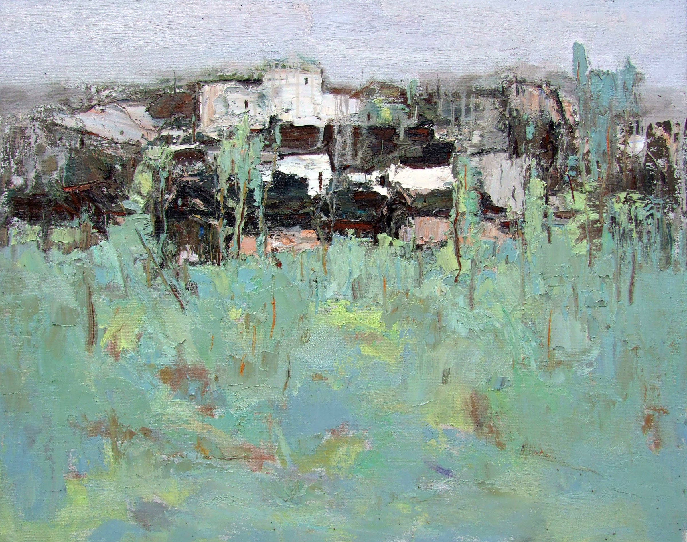 Green Village in Spring