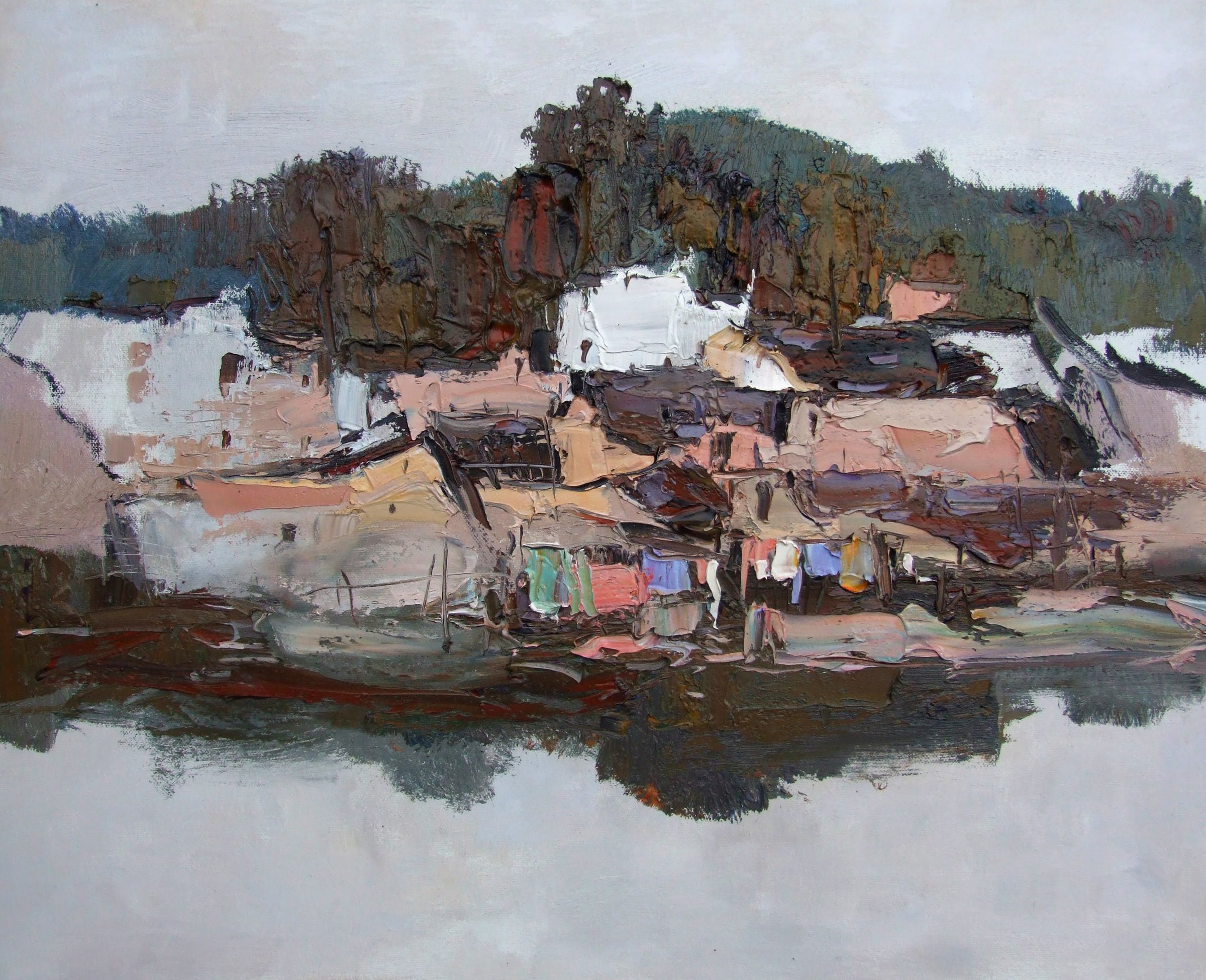 Laundry Day by the River