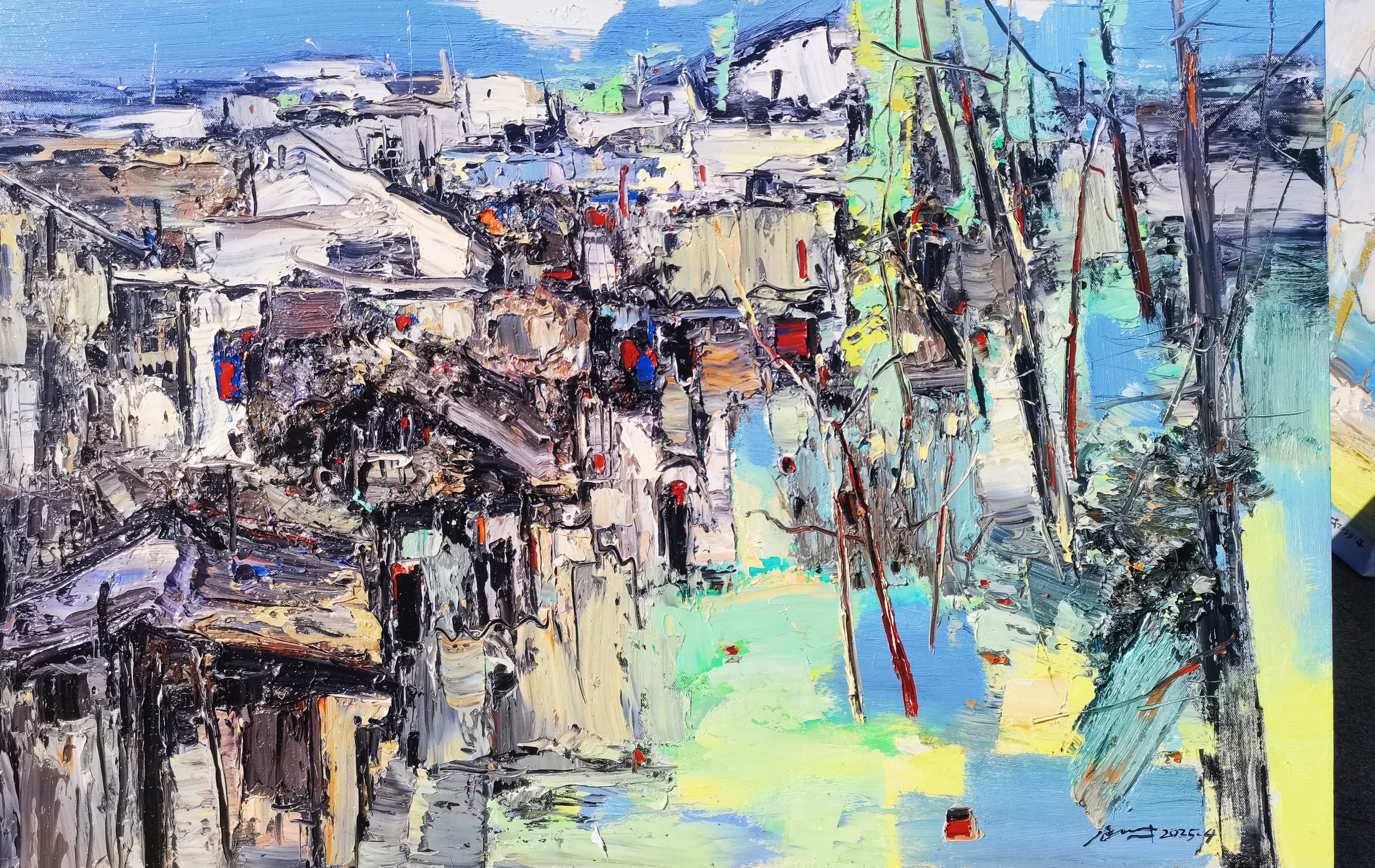 Ancient Town Rooftops