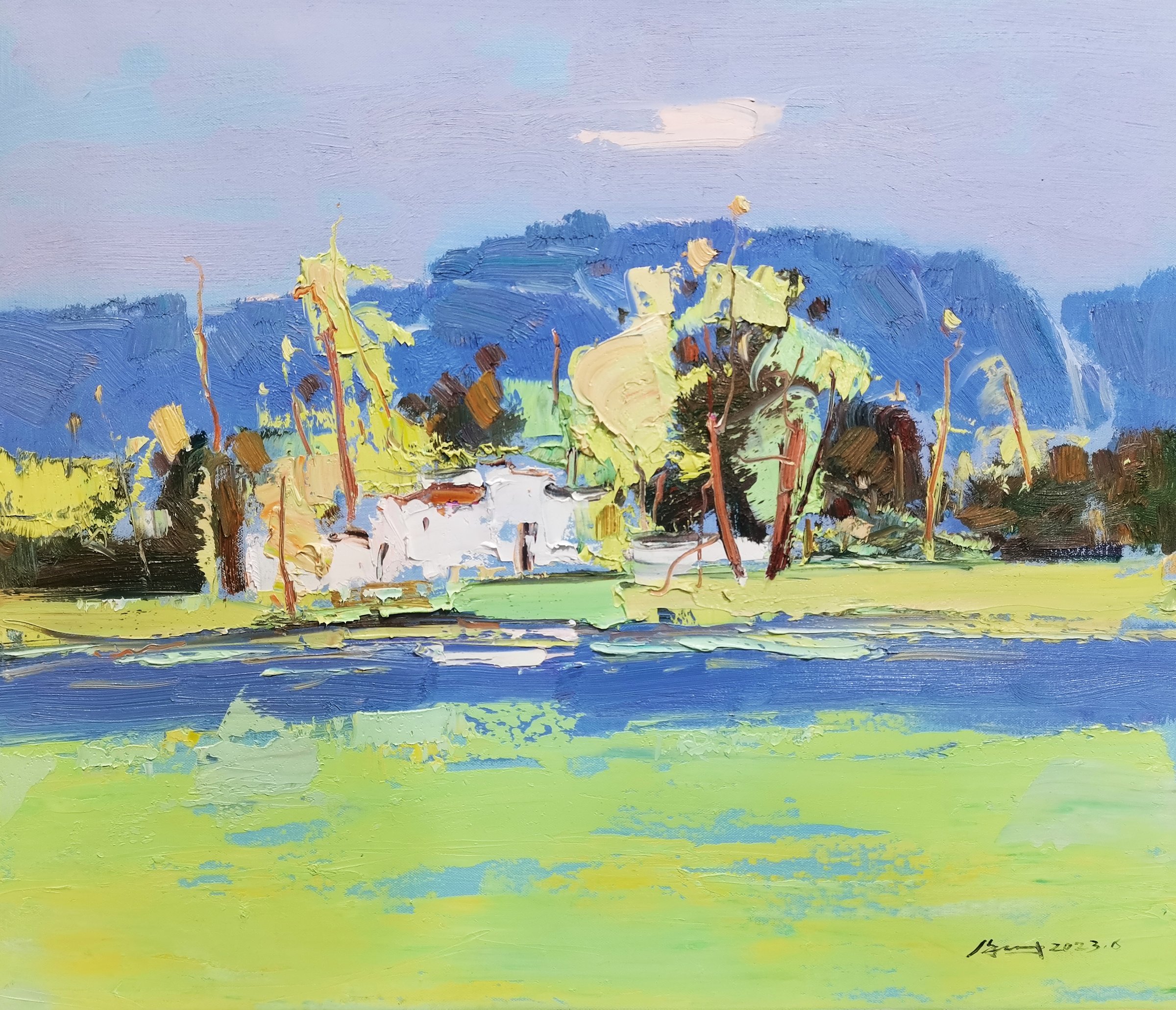 Blue River, Bright Village