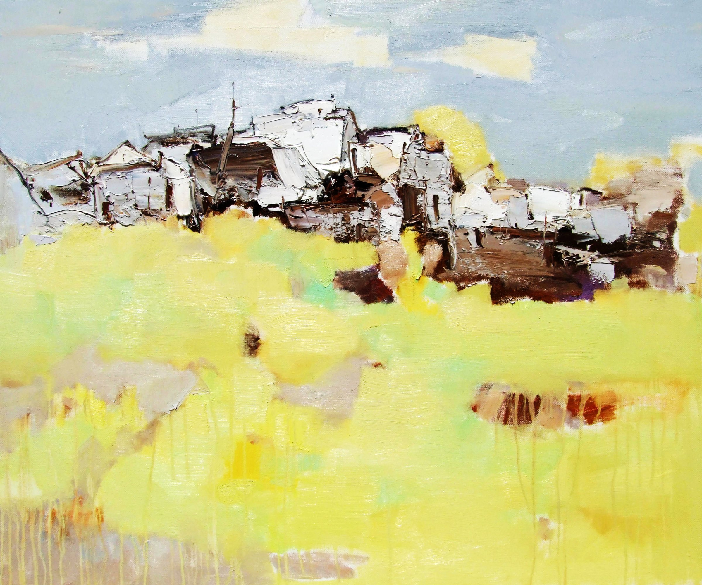 Rapeseed Fields, White Walls