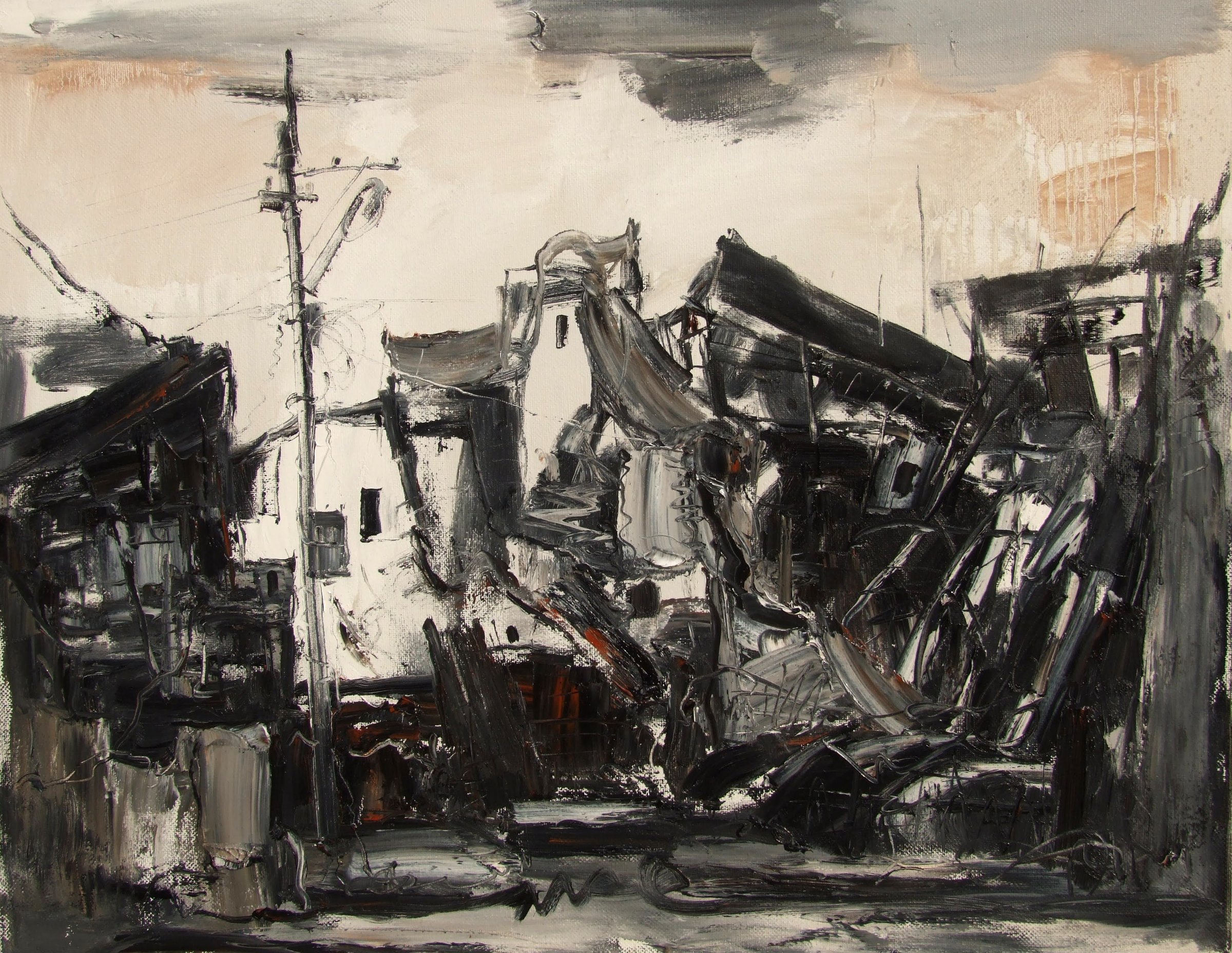 Old Street in Ink