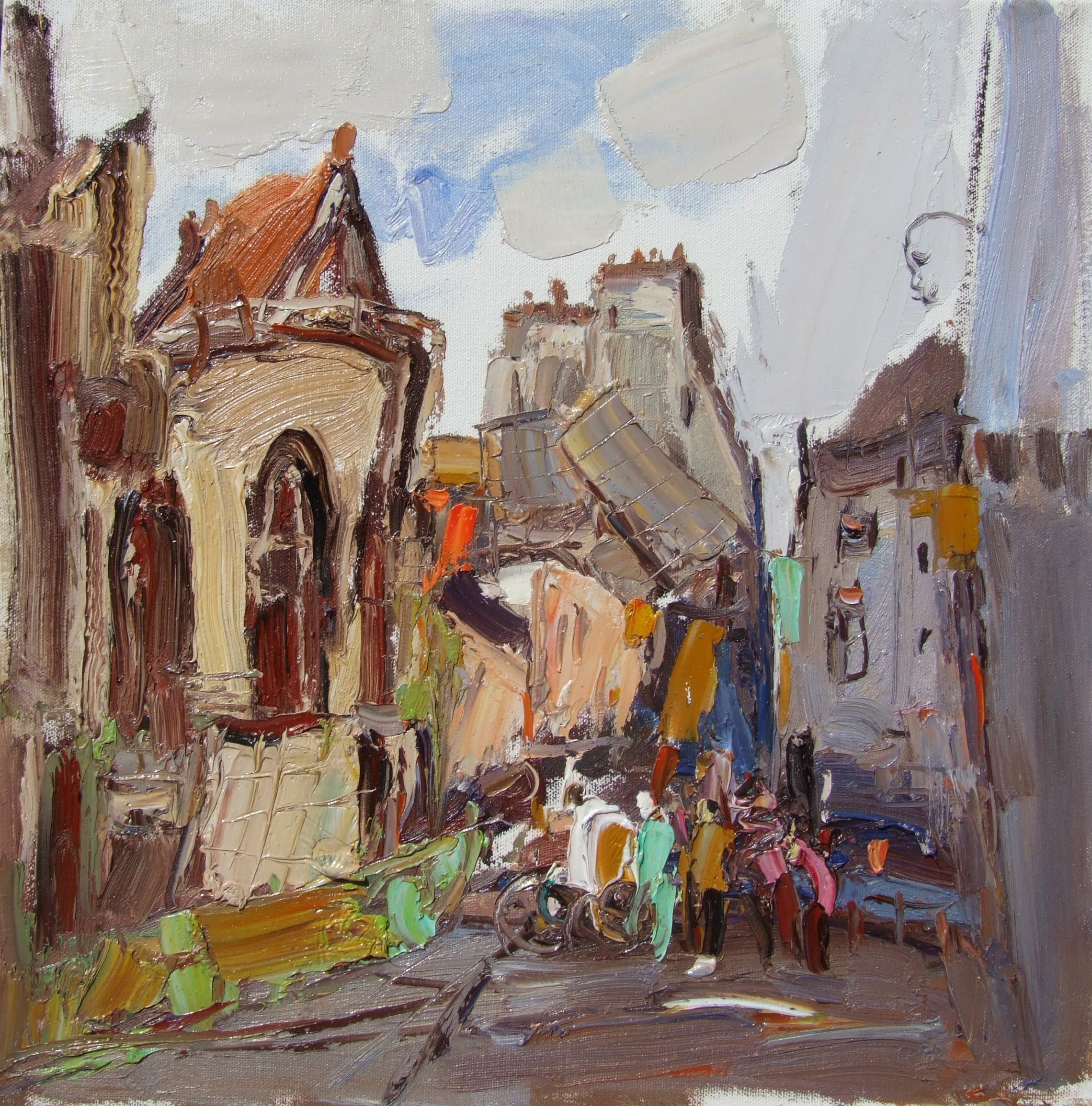 Busy Lane by the Chapel